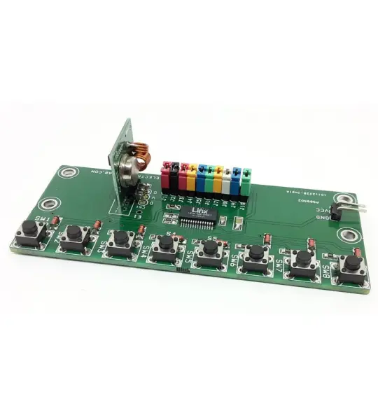 8 Channel RF Remote Transmitter with Holtek and Serial Protocol